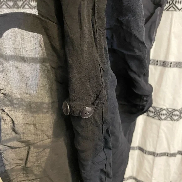 Pier 1 Black Maxi Dress with Button Detail - Picture 9 of 16